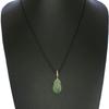 0.9" China Certified Grade A Nature Hisui Jadeite Jade Lucky Ruyi Hand Carved Neckalce Pendants (S925) 8617 view 1