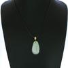 1.3" China Certified Grade A Nature Hisui Jadeite Jade Lucky Ruyi Hand Carved Neckalce Pendants (S925) 8699 view 1
