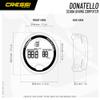 Cressi Donatello Wrist Dive Computer - Black/Red - Air & Nitrox Modes - Gauge & Free Diving - HD Backlit Display view 3