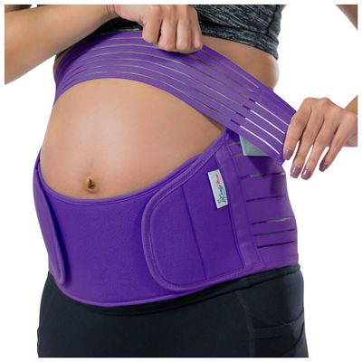 Belly Bands For Pregnant Women, Pregnancy Belly Support Band, Belly Band For Back Support. Pregnancy Must Haves, Belly Support For Pregnancy. Purple Color/Size S