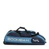 Boombah Beast Rolling Bat Bag - 40" x 14" x 13" - Navy/Columbia - Holds 8 Bats, Glove and Shoe Compartments view 2