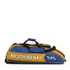 Boombah Beast Rolling Bat Bag - 40" x 14" x 13" - Royal/Gold - Holds 8 Bats, Glove and Shoe Compartments view 2
