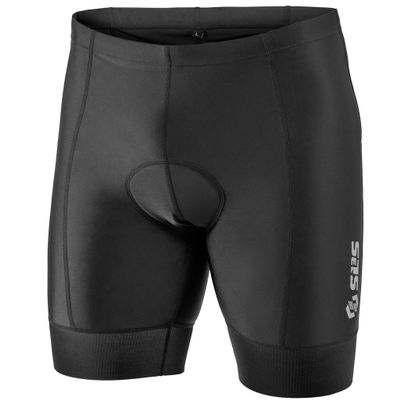 SLS3 Triathlon Shorts Mens Tri Shorts Mens 2 Pockets FRT Designed by Athletes for Racing (Midnight Black, Large)
