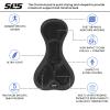 SLS3 Triathlon Shorts Mens  Tri Shorts Mens  2 Pockets FRT  Designed by Athletes for Racing (Midnight Black, Large) view 4