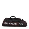 Boombah Beast Rolling Bat Bag - 40" x 14" x 13" - Black/Maroon - Holds 8 Bats, Glove and Shoe Compartments view 2