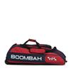 Boombah Beast Rolling Bat Bag - 40" x 14" x 13" - Red/Navy - Holds 8 Bats, Glove and Shoe Compartments view 2