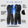 SLS3 Triathlon Suits Mens - Durable Sleeveless Tri Suit Men Triathlon Suit - Lightweight Trisuit with 2 Pockets for Storage (Blue Wave, Small) view 3