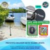 Patented 18" Aluminum Spike Beach Anchor | Ultra-Light PWC Anchor, Jet Ski Anchor, Boat Sand Anchor, Sand Anchor for Boat & Sand Spike  Secure Anchoring Near Shore, Sandbar, or Shallow Water view 3