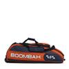 Boombah Beast Rolling Bat Bag - 40" x 14" x 13" - Navy/Orange - Holds 8 Bats, Glove and Shoe Compartments view 2