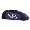 Boombah Spartan Rolling Bat Bag - 38" x 12-1/2" x 12" - Black/Purple - Holds 4 Bats and Much More view 1