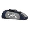 Boombah Spartan Rolling Bat Bag - 38" x 12-1/2" x 12" - Navy/Gray - Holds 4 Bats and Much More view 1