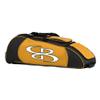 Boombah Spartan Rolling Bat Bag - 38" x 12-1/2" x 12" - Black/Gold - Holds 4 Bats and Much More view 1