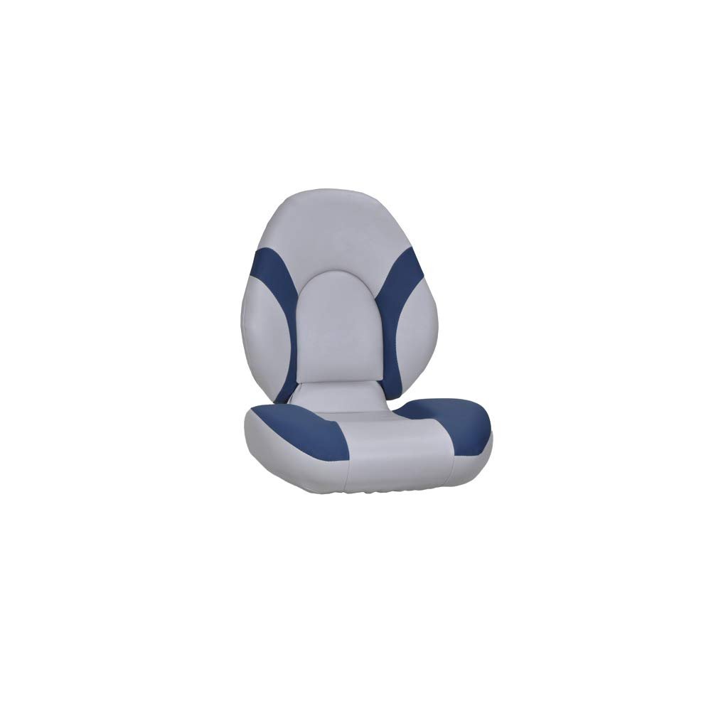Gen3 Marine Centric Folding Boat Seat Light Grey/Blue