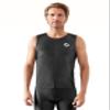 SLS3 Tri Top Men - Sleeveless Mens Triathlon Top  PRO Premium FX Material - 3 Pocket Triathlon Shirts for Men (Solid Black, Small) view 1