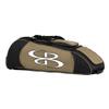 Boombah Spartan Rolling Bat Bag - 38" x 12-1/2" x 12" - Black/Vegas - Holds 4 Bats and Much More