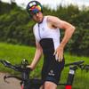 SLS3 Tri Top Men - Sleeveless Mens Triathlon Top  PRO Premium FX Material - 3 Pocket Triathlon Shirts for Men (Solid Black, Medium) view 3