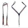 CHALLENGER Horse Western Floral Tooled Laced One Ear Tack Set Bridle Headstall Breast Collar 78HR02A view 1