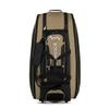 Boombah Beast Rolling Bat Bag - 40" x 14" x 13" - Black/Vegas - Holds 8 Bats, Glove and Shoe Compartments view 1