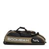 Boombah Beast Rolling Bat Bag - 40" x 14" x 13" - Black/Vegas - Holds 8 Bats, Glove and Shoe Compartments view 2