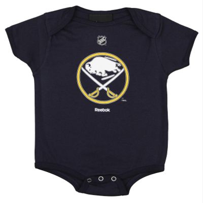 OuterStuff NHL Baby Dallas Sabers Team Logo Creeper, 3-6 Months