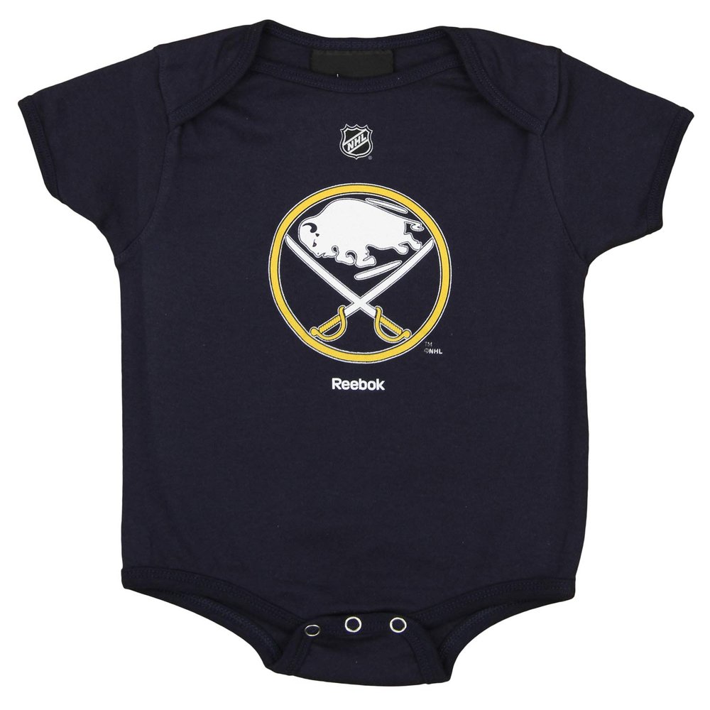 OuterStuff NHL Baby Dallas Sabers Team Logo Creeper, 3-6 Months