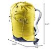 Deuter Guide Lite 22 SL - Womens Lightweight Endurance Alpine Backpack for Expedition, Mountain Climbing, and Ski Tours - Greencurry/Navy view 4