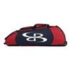 Boombah Spartan Rolling Bat Bag - 38" x 12-1/2" x 12" - Red/Navy - Holds 4 Bats and Much More view 3