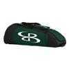 Boombah Spartan Rolling Bat Bag - 38" x 12-1/2" x 12" - Black/Dark Green - Holds 4 Bats and Much More view 1