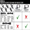 Monstrum ZR305 H-Series V2 Ultralight Offset Picatinny Scope Mount | 30 mm Diameter view 4