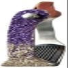 Showman Ombre Glitter Overlay Stirrups view 1