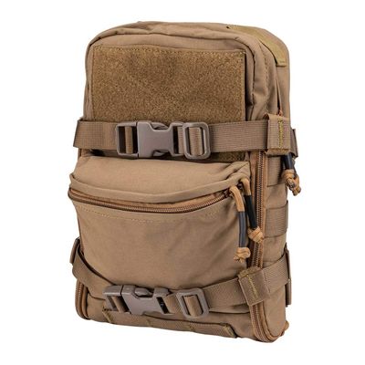 IDOGEAR Tactical Hydration Pack 3L MOLLE Water Pouch Reservoir Bag Outdoor Water Bladder Carrier Mini Hydration Backpack for Tactical Vest Backpack (Coyote Brown)