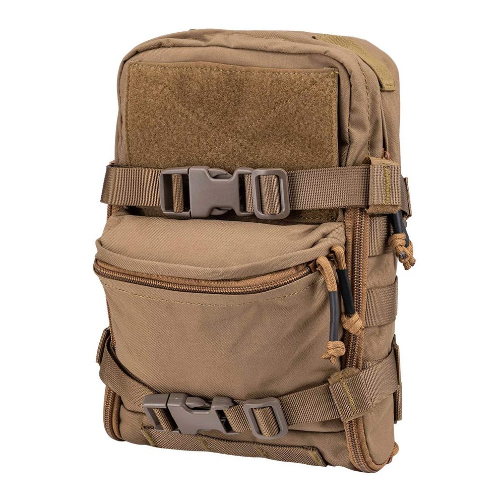 IDOGEAR Tactical Hydration Pack 3L MOLLE Water Pouch Reservoir Bag Outdoor Water Bladder Carrier Mini Hydration Backpack for Tactical Vest Backpack (Coyote Brown)