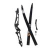 12-40lbs Archery Takedown Recurve Bow and Arrows Set 66" 68" 70" Aluminum Alloy Riser Hunting Target Practice Bow Traditional Longbow with Bow Archery Accessories (66" Black, 12lbs) view 4