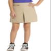 Classroom School Uniforms Girls' Scooter with Single Pleat and Ribbon Bow Detail, Khaki, 14H view 4