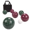 Regulation Size Bocce Ball Set - Red/Green 3.96" Boys Girls view 1