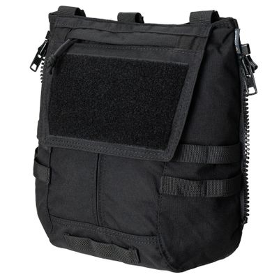 IDOGEAR Tactical Zip-on Panel Pouch Military Backpack Vest Accessory Bag for CPC AVS JPC2.0 (C:Black)