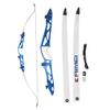 12-40lbs Archery Takedown Recurve Bow and Arrows Set 66" 68" 70" Aluminum Alloy Riser Hunting Target Practice Bow Traditional Longbow with Bow Archery Accessories (70" Blue, 20lbs) view 2