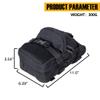 IDOGEAR Mini MOLLE Hydration Pouch Tactical Water Reservoir Bag Outdoor Water Bladder Carrier Pack for Tactical Backpack Gears 500D Nylon (C:Black) view 3