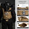IDOGEAR Tactical Zip-on Panel Pouch Military Backpack Vest Accessory Bag for CPC AVS JPC2.0 (D:Coyote Brown) view 4