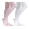 Stelle Girls' Ultra Soft Pro Dance Tight/Ballet Footed Tight(Toddler/Little Kid/Big Kid),BP+WT,M view 1