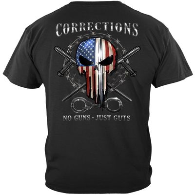 Erazor Bits Police Academy T Shirt Correctional Officer ADD-FF2430-4XL