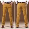 Idopy Men`s Business Slim-Fit 5-Pocket Comfort Corduroy Dress Pants Khaki/36 view 2