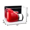 Better Display Cases Acrylic Single or Double Boxing Glove Display Case with Mirror and White Base (A011-M-WDS) view 2