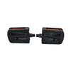 Resin Rubber Grip Pedal 9/16" Bicycle Cycle Bike Amber Reflectors Anti-Slip view 2