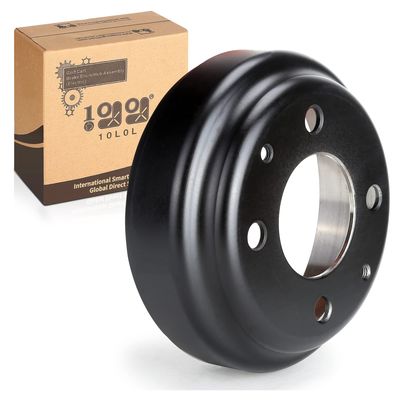 10L0L 1 Pack Golf Cart Brake Drum for Yamaha G1-G29 1978-Up Gas or Electric Golf Cart, Brake Hubs for Club Car DS 1981-1994, Club Car Tempo 2018-Up, OEM# JU0-G6521-00-00,J55-G6521-00, 1011137