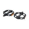 AB Tools Alloy Platform Pedals 9/16" Mountain Bicycle Cycle Bike MTB Amber Reflectors view 2