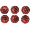 AnNafi Red Cricket Ball | Red Color Leather Cricket Balls For Practice A Grade Handstitched | Senior Official Hard & Seasoned |No Stamp For Indoor and Outdoor Practice & Training Cricket Ball (6) view 1