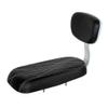 Bicycle Rear Seat Cushion Bike Back Seat Safety Cushion with Back Rest Comfortable Saddle (Black) view 1