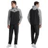 HOTSUIT High-Tech Mens Sauna Suit Pants for Fitness Temperature Sensitive Logo Machine Washable,Black,2XL view 2