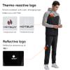 HOTSUIT High-Tech Mens Sauna Suit Pants for Fitness Temperature Sensitive Logo Machine Washable,Black,2XL view 3